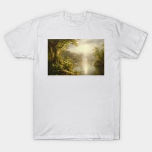 El Rio De Luz by Frederic Edwin Church T-Shirt